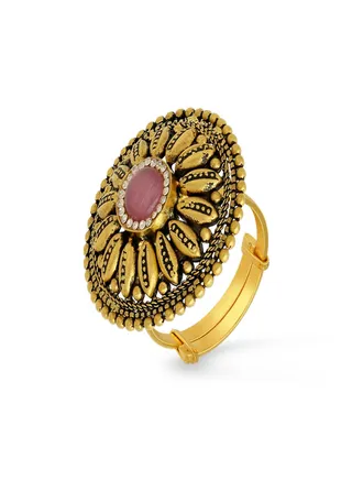 22 Carat 916 Purity Yellow Gold Ring RG3888154Y15 For Women 