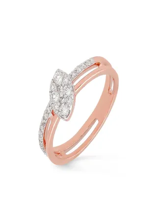 Malabar Gold and Diamonds 18 Carat 750 Purity Diamond Ring MGNBSC2826RN1RVVSVS-GH13 