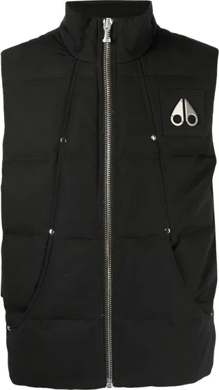 Black Montreal Padded Gilet