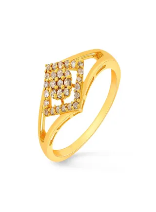 22 Carat 916 Purity Yellow Gold Uncut Diamond Ring EGNPRE476RN1Y15 For Women 