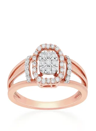 Malabar Gold and Diamonds 18 Carat 750 Purity Diamond Ring MPGNGEN181RN1RVVSVS-GH13 