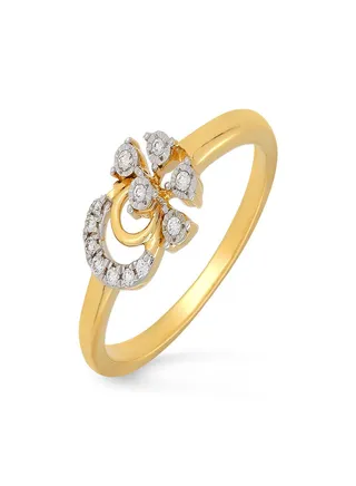 Malabar Gold and Diamonds 18 Carat 750 Purity Diamond Ring MGNFEL022RN1YVVSVS-GH13 