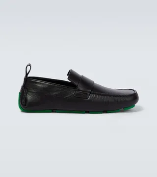 Leather loafers