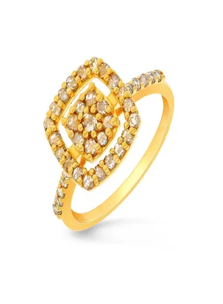 22 Carat 916 Purity Yellow Gold Uncut Diamond Ring EGNPRE464RN1Y14 For Women 