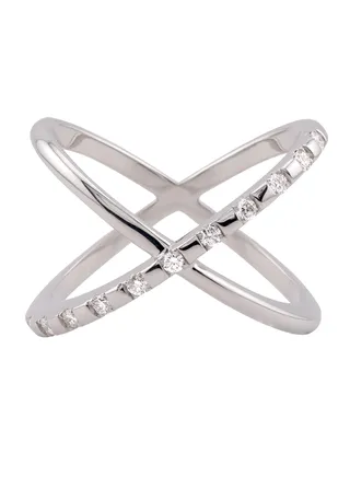 X Diamond Ring 
