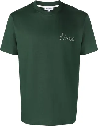 chest embroidered-logo T-shirt