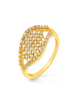 22 Carat 916 Purity Yellow Gold Uncut Diamond Ring EGNPRE470RN1Y15 For Women 