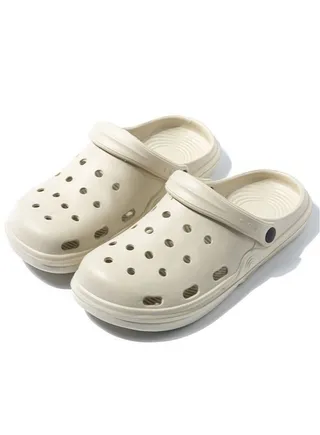 New Anti slip Holes Soft Flat Bottom Slippers 