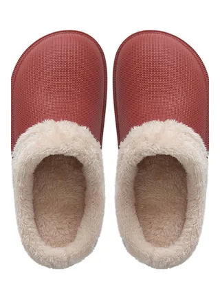 Winter Waterproof Slippers Red 
