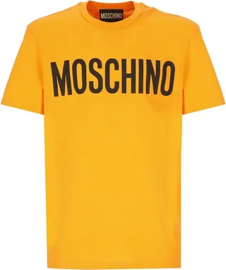 Moschino Logo Printed Crewneck T-Shirt