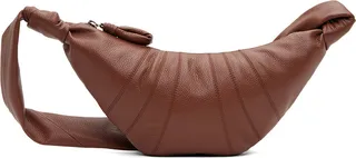 LEMAIRE Brown Small Croissant Bag