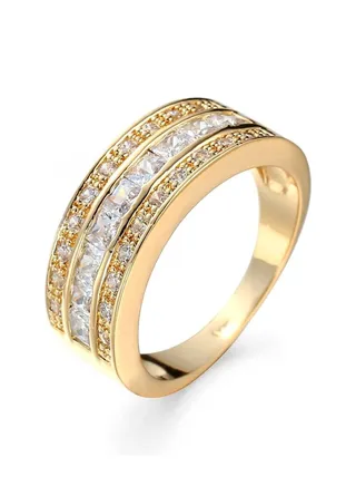 14K Gold Ring Cubic Zirconia 