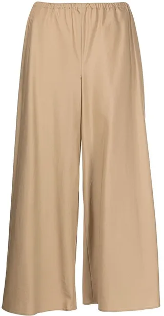 Cropped Wide-Leg Trousers