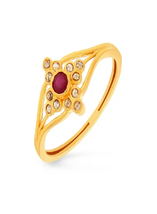 Malabar Gold and Diamonds 22 Carat 916 Purity Uncut Diamond Ring EGNREG560RN1Y12 