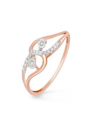 Malabar Gold and Diamonds 18 Carat 750 Purity Diamond Ring MNAAFD012RN1RSI-GH15 