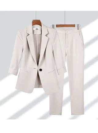 New Slim Fit Suit Set 