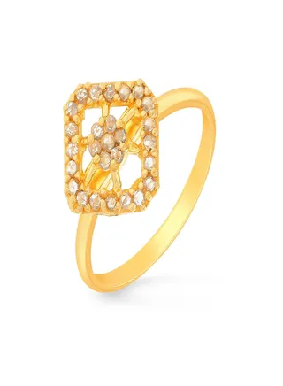 22 Carat 916 Purity Yellow Gold Uncut Diamond Ring EGNREG590RN1Y13 For Women 