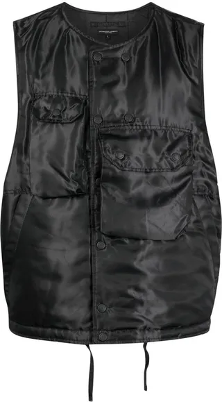 Double-Breasted Cargo Gilet