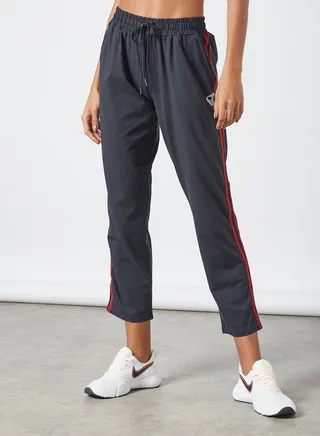 Activewear Side Tape Track Pants Navy 