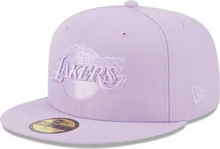 Men's New Era Lavender Los Angeles Lakers Spring Color Pack 59FIFTY Fitted Hat