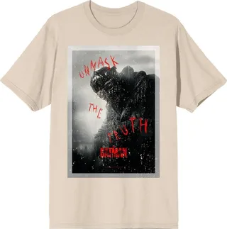 The Batman Movie Riddler Poster Art Ladies Natural Ground T-shirt-XL