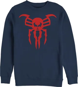 Men's Marvel Spider-Man Original 1999 Logo Sweatshirt - Navy Blue - X Large