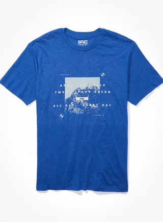 AE 24/7 Good Vibes Logo Graphic T-Shirt 