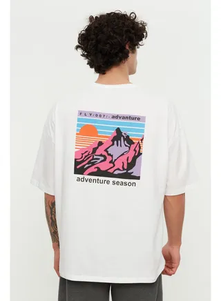 Man T-Shirt White 