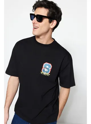 Man T-Shirt Black 