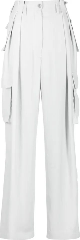 DRIES VAN NOTEN- Gabardine Cargo Trousers