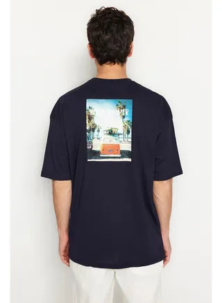 Man T-Shirt Navy 