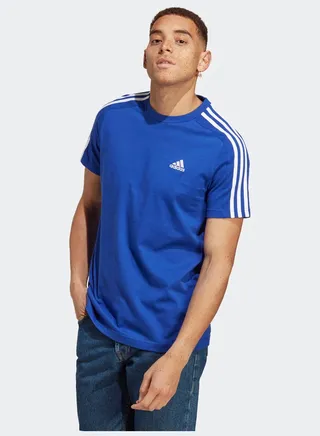 Essentials Single Jersey 3-Stripes T-Shirt 