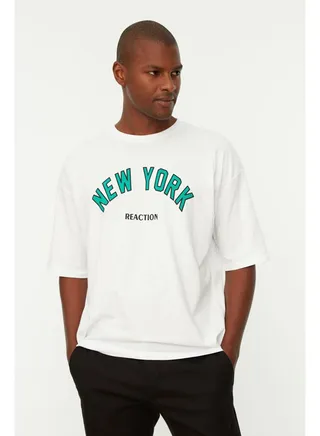 Man T-Shirt White 