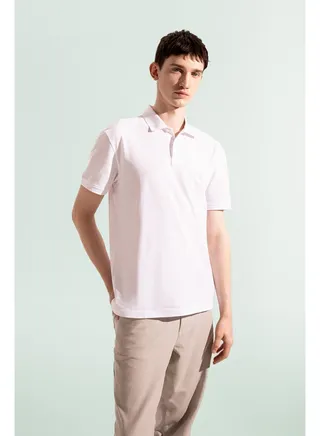Man New Regular Fit Polo Neck Knitted Polo T-Shirt 