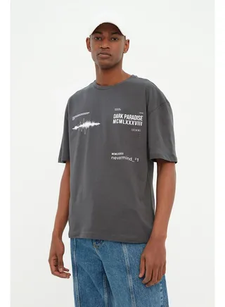 Man T-Shirt Anthracite 