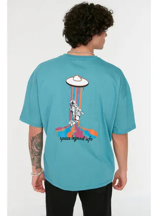 Man T-Shirt Green 