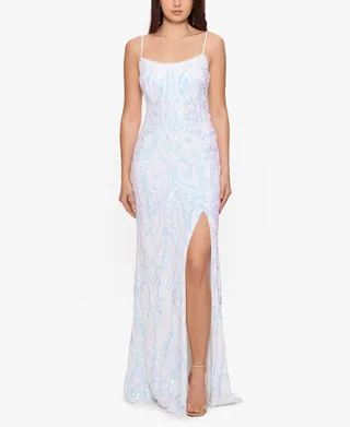 Betsy & Adam Sequinned Gown