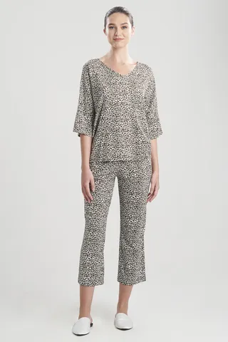 Leo-Printed Cotton Jersey PJ