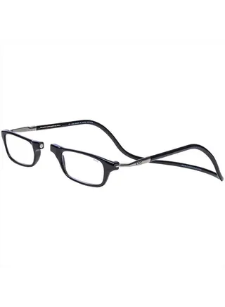 Magnetic Reading Glasses, Computer Readers, Replaceable Lens, Original Long, (M-L, Black, 2.00 Magnification) 