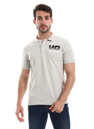 White Rabbit Light Gray Polo T-Shirt 