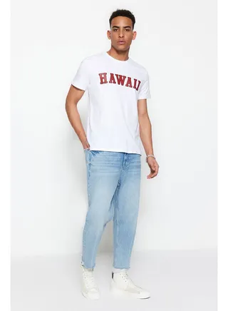 Man T-Shirt White 