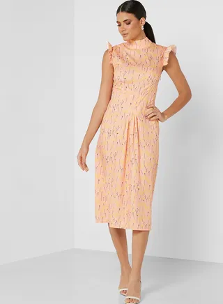 Ditsy Print Dress