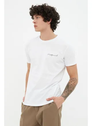 Man T-Shirt White 