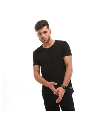 Crew Neck Short Sleeves Casual Tee 