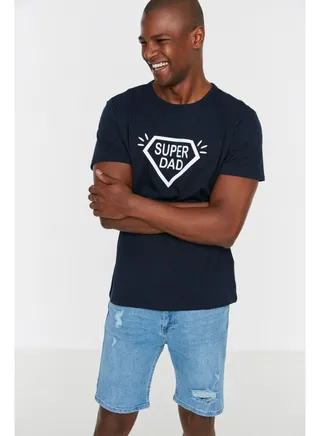 Man T-Shirt Navy 