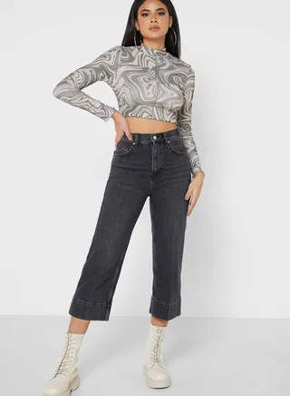 Straight Ankle Jeans