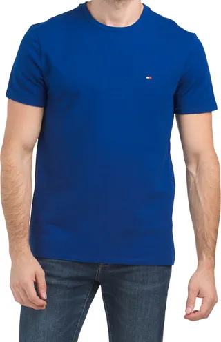 Crew Neck Stretch Short Sleeve Tee
