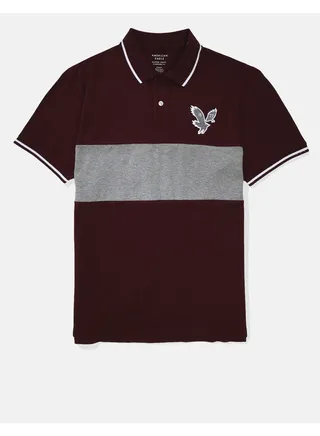AE Colorblock Pique Polo Shirt 