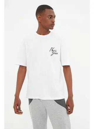 Man T-Shirt White 