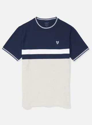 AE Flex Pique Colorblock T-Shirt 